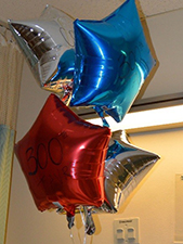 Celebratory balloons