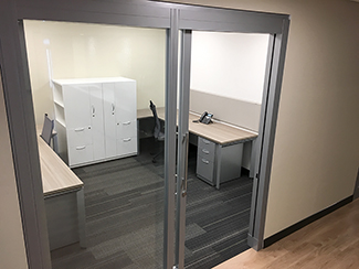 Larger office space for physicians on Suite 6401