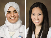 Drs. Rourla Altisheh and Pam Tongchinsub