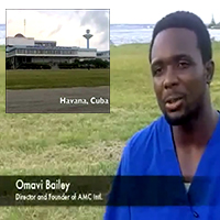 A news report on the African Medical Corps that Dr. Bailey helped found.