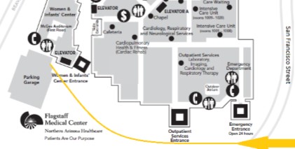 McGee Auditorium parking map