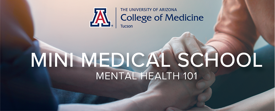 [Banner image for Mini Medical School for March 9, 2024, on Mental Health]