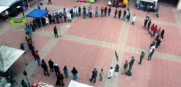 Solidarity Day at UA College of Medicine – Tucson - circle of hands
