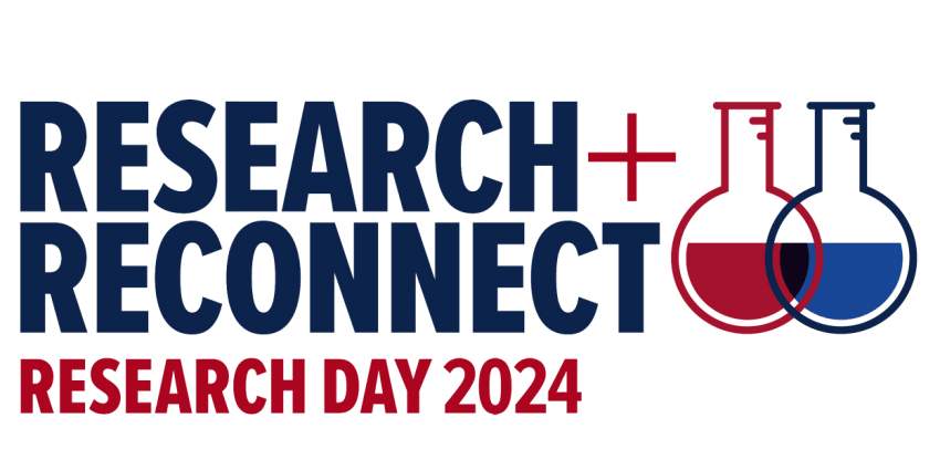 [Research Day 2024: RESEARCH+RECONNECT logo]