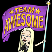'Team Awesome' GIF included with Dr. Schram's email