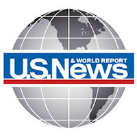 U.S. News & World Report logo on globe