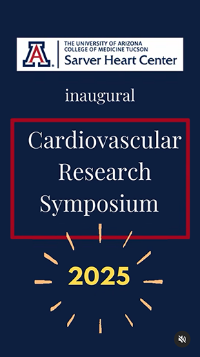 [Initial image from Instagram video or reel posted as summary of the 2025 Cardiovascular Research Symposium hosted by the University of Arizona Sarver Heart Center at Loews Ventana Canyon Resort in Tucson on Feb. 3-4.]