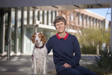 [Lisa Shubitz, DVM, is part of the research team that aims to develop a canine vaccine for valley fever. Donations from Arizona dog owners fueled the early research for a canine vaccine, which is a promising step toward a vaccine for humans.]