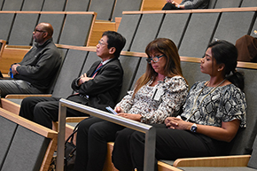 [Left from third person in: Dr. James Liao, Dr. Amy Sussman and Dr. Sangeetha Murugapandian]