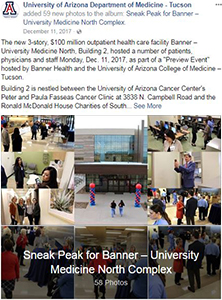 Banner - University Medicine North sneak peak facebook post