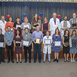 Group photo of 2018 UArizona College of Medicine – Tucson teaching award winners
