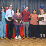 Group shot with Judith Hunt (third from left) as Rural Preceptor of the Year Award winner