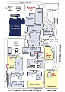 banner university medical center phoenix campus map Maps And Directions Department Of Medicine banner university medical center phoenix campus map