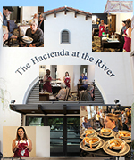 [Mini-collage of images from Docs in the Kitchen dietary cooking demo on high-fiber foods and the Mediterranean diet to reduce cancer risks, hosted May 4 at Hacienda at the River]