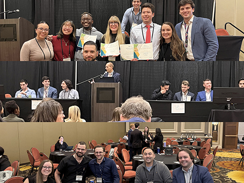 [Collage of three images from the Department of Medicine’s participation in the Annual Scientific Meeting of the Arizona Chapter of the American College of Physicians, Nov. 8-9, at the Casino del Sol Resort.]