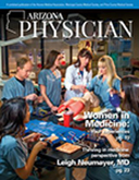 Dr. Leigh Neumayer on AZ Physician cover - March 2017