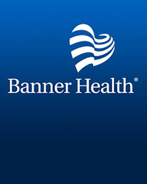 Banner Health logo on blue