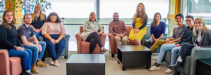 [Bridget Marie Barker, PhD (center left), and her research team]