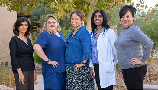 Dr. Pavani Chalasani and her clinical trials team