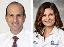 Photos of Dr. Sachin Chaudhary and Krisstina Gowin