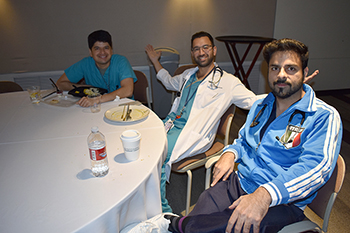 2019 Doctors Day lunch with cardiology fellows