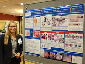 Dr. Marlena Szewczyk with winning research poster