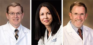 Drs. James Sligh, Clara Curiel-Lewandrowski and Robert Segal
