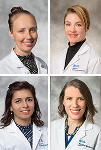 [Drs. Danielle Avila, Billie Bixby, Saher Khalid and Amy Klein]