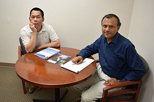 Drs. Rongguang "Ron" Liang and Bhaskar Banerjee
