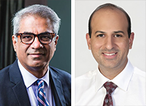 [Two images of men - Sairam Parthasarathy, MD, and Sachin Chaudhary, MD]