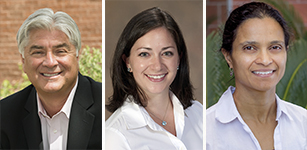 Drs. Joe "Skip" Garcia, Tara Carr and Anita Koshy