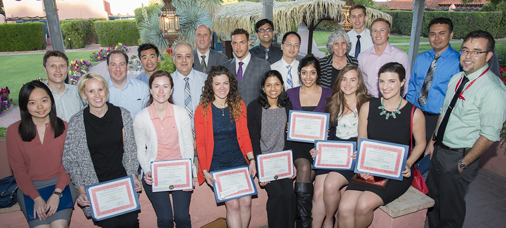 Group shot of University of Arizona Dept of Medicine Faculty Award winners 2016