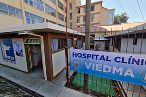 [A clinic associated with the Hospital Clínico Viedma in Cochabamba, Bolivia]