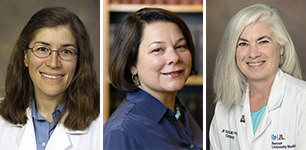 Drs. Julia Indik, Nancy Sweitzer and Jil Tardiff