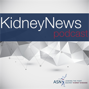 American Society of Nephrology's KidneyNews podcast logo