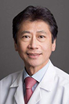 Photo of James K. Liao, MD, chairman of the University of Arizona Department of Medicine in white coat