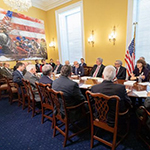 Image of Congressional Valley Fever Task Force roundtable from Mojave Desert News 