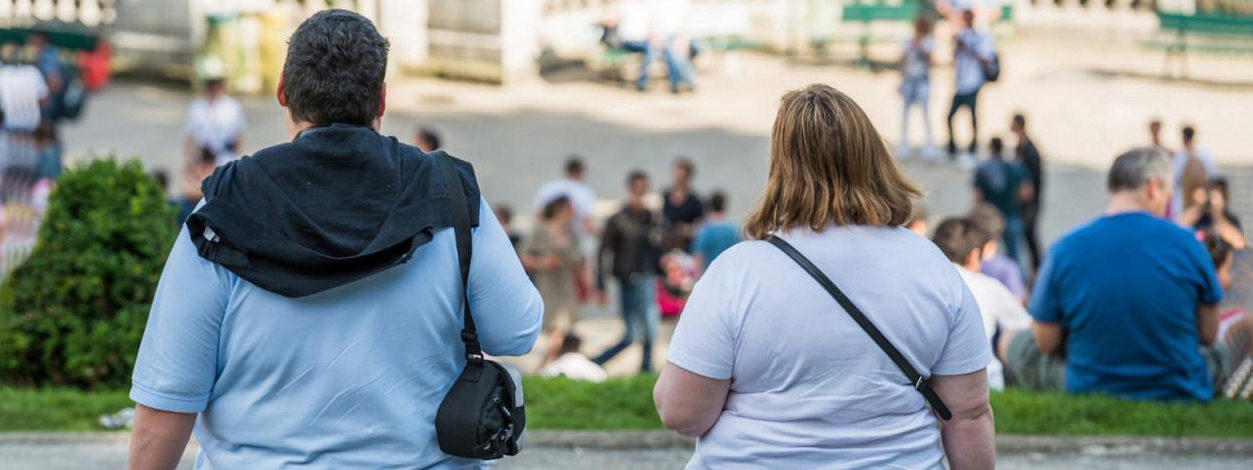 Obese couple