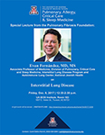 Pulmonary Fibrosis Foundation lecture flyer