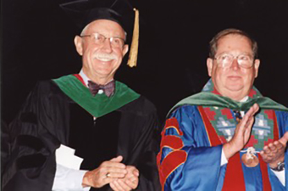 [Drs. Jay W. Smith and James E. Dalen, vice dean and dean of the University of Arizona College of Medicine – Tucson]