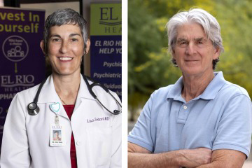 [Portrait images of Drs. Lisa Soltani and Lawrence Mandarino]