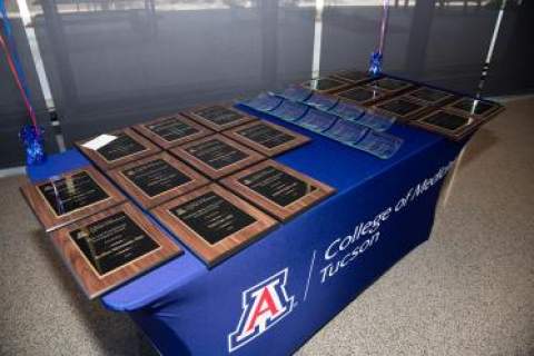 Mentorship Awards for faculty were among honors presented at the UArizona College of Medicine – Tucson's at the May 19 General Faculty Meeting.