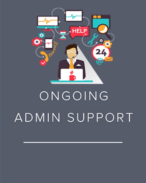 Graphic about ongoing administrative support