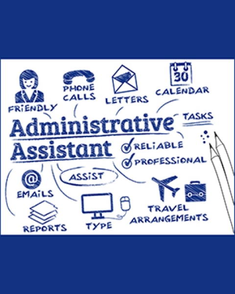 Teaser of graphic illustrating tasks performed by administrative assistants