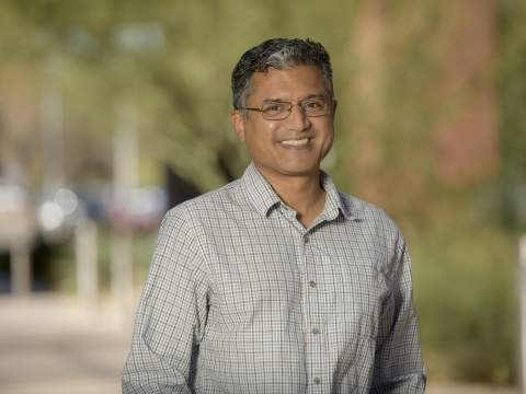[Portrait of University of Arizona Health Sciences immunologist Deepta Bhattacharya]