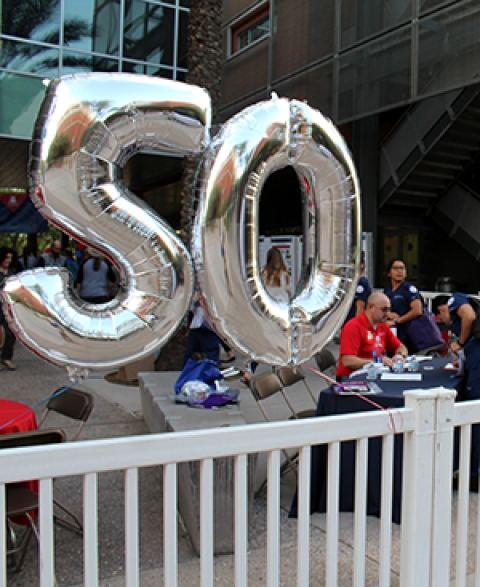 50th anniversary balloons