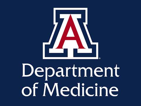 [University of Arizona block-A logo with Department of Medicine below it]