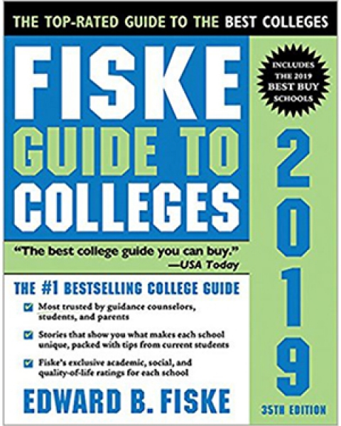 Cover image for Fiske Guide to Colleges 2019 edition