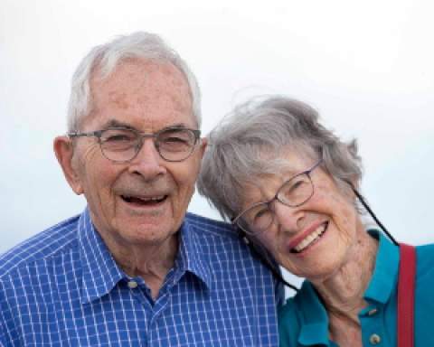 Dr. Frank Marcus and his wife, Janet