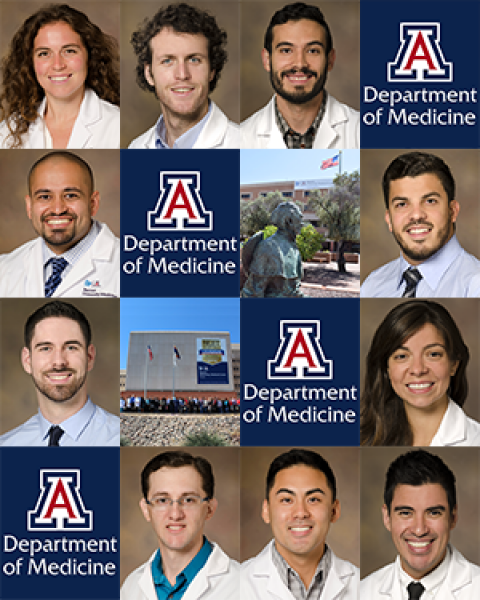 New internal chief residents for 2018-19 and 2019-20 at UA Department of Medicine